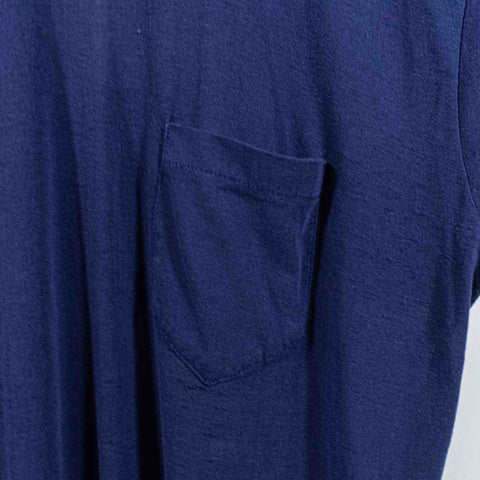 Blank Pocket T-Shirt Made in USA Single Stitch