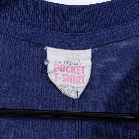 Blank Pocket T-Shirt Made in USA Single Stitch