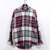 Nautica Plaid Button Down Shirt Colorful Boat