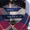 Nautica Plaid Button Down Shirt Colorful Boat