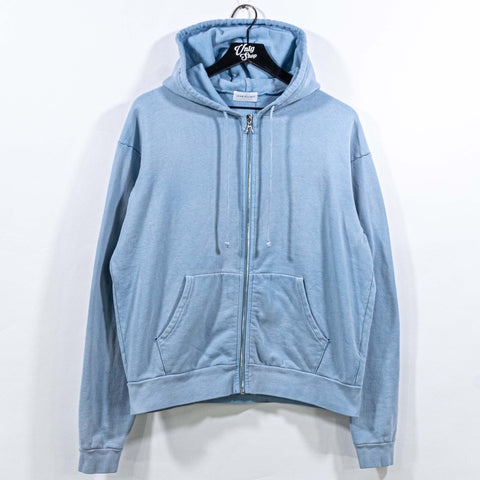 John Elliott Zip Hoodie Sweatshirt Distressed