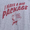 I Have A Big Package For You T-Shirt Santa Claus Funny Joke