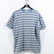 Striped Surf Skate Textured T-Shirt Basic Editions Grunge