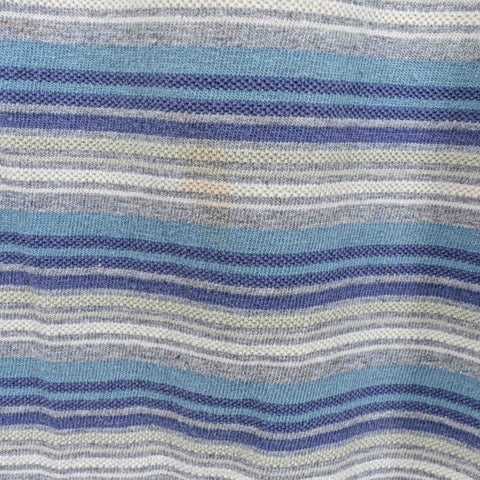 Striped Surf Skate Textured T-Shirt Basic Editions Grunge