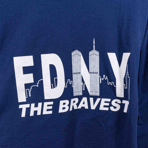 FDNY Lower East Side New York 9-11 Memorial T-Shirt Long Sleeve