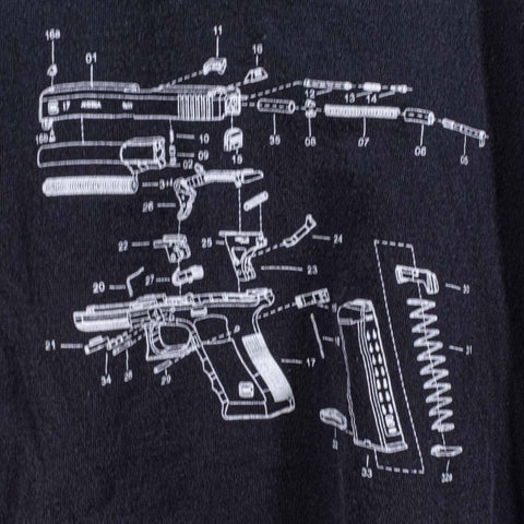 Glock Perfection Diagram T-Shirt