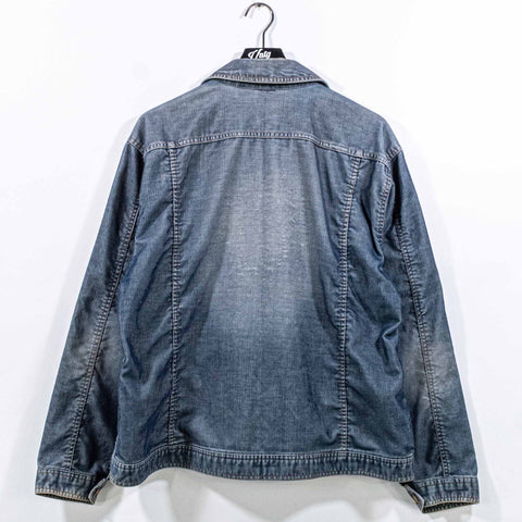 Route 66 Corduroy Trucker Jacket Denim