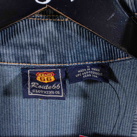 Route 66 Corduroy Trucker Jacket Denim