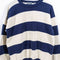 Striped Knit Sweater Chunky Preppy Lord & Taylor