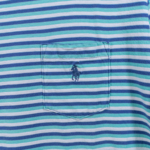 Polo Ralph Lauren Pony Striped Pocket T-Shirt Surf Skate