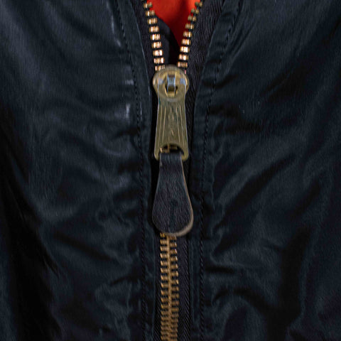 Alpha Industries MA-1 Bomber Flight Jacket Reversible Ideal Zipper