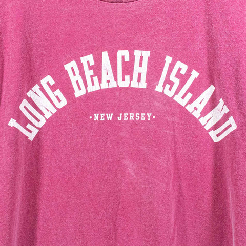 Long Beach Island NJ Breezin Up T-Shirt Overdyed