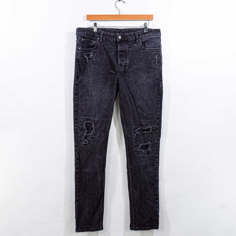 Ksubi Boneyard Distressed Jeans Repaired Patched