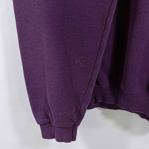 LEE Heavyweight Tonal Blank Purple Sweatshirt
