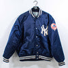 New York Yankees Satin Bomber Jacket MLB Felco