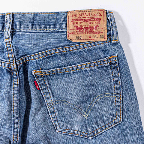 Levis 559 Relaxed Straight Jeans Skater Grunge