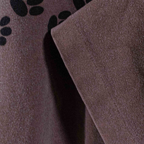 Crazy Shirts Chocolate Dyed T-Shirt Cat Footprints Las Vegas