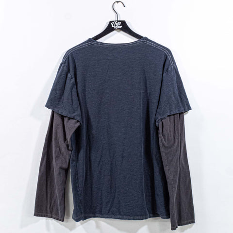 DKNY Lower East Side New York T-Shirt Long Sleeve Cyber Goth