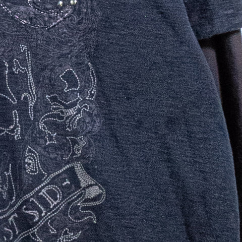 DKNY Lower East Side New York T-Shirt Long Sleeve Cyber Goth