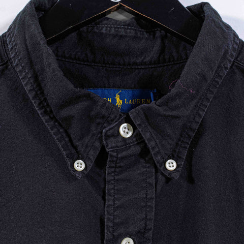 Polo Ralph Lauren Pony Black Button Down Shirt