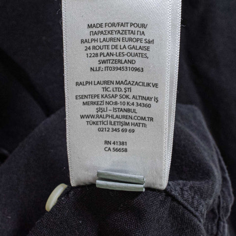 Polo Ralph Lauren Pony Black Button Down Shirt