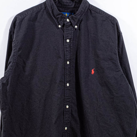 Polo Ralph Lauren Pony Black Button Down Shirt