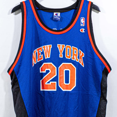 New York Knicks Jersey Champion Allan Houston NBA