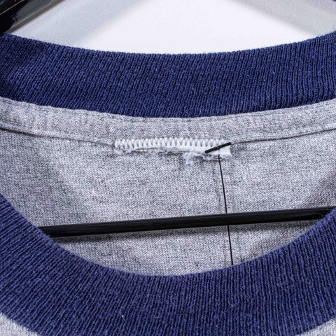 New York Yankees Crest Ringer T-Shirt MLB Baseball Stitches