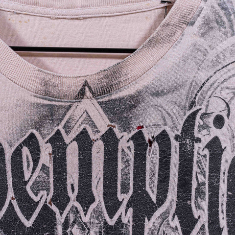 Cross Wings AOP T-Shirt Cyber Mall Goth Redemption