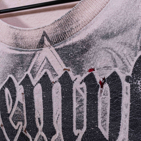 Cross Wings AOP T-Shirt Cyber Mall Goth Redemption