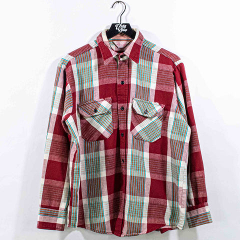 Frostproof Plaid Flannel Button Shirt Made in USA Grunge