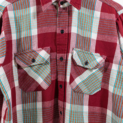 Frostproof Plaid Flannel Button Shirt Made in USA Grunge
