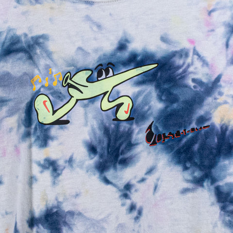 NIKE Tie Dye T-Shirt Swoosh Setting The Tempo
