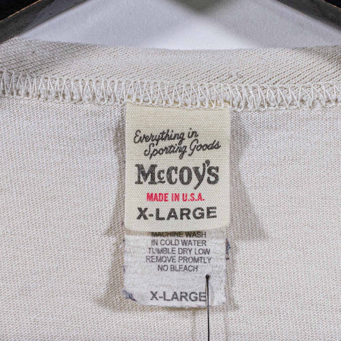 The Real McCoy's Blank White T-Shirt Made in USA