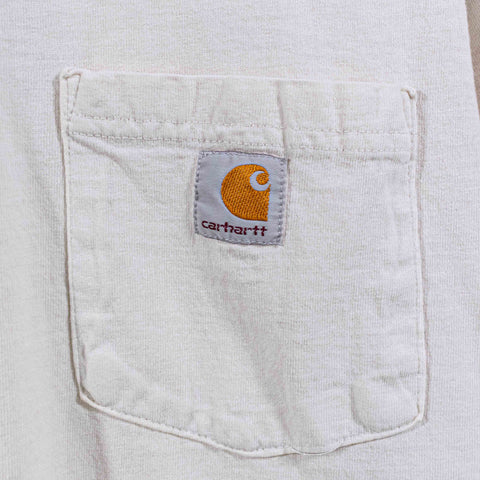 Carhartt Patch Logo Pocket T-Shirt Distressed