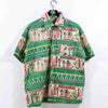 Egyptian Hieroglyphics Hawaiian Button Shirt AOP