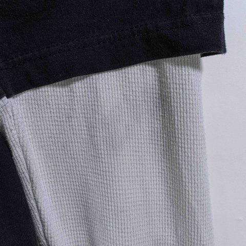 Miami Ink Tattoo Skull Layered T-Shirt Long Sleeve Mall Cyber Goth