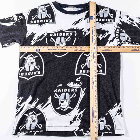 Oakland Raiders AOP Splash T-Shirt Single Stitch