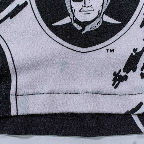 Oakland Raiders AOP Splash T-Shirt Single Stitch