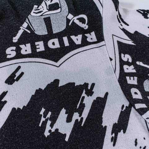 Oakland Raiders AOP Splash T-Shirt Single Stitch