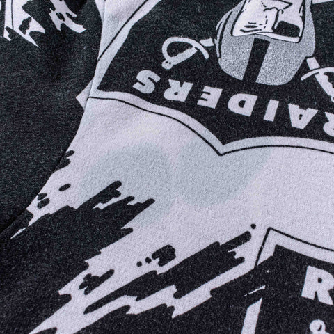 Oakland Raiders AOP Splash T-Shirt Single Stitch