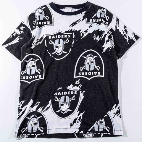 Oakland Raiders AOP Splash T-Shirt Single Stitch