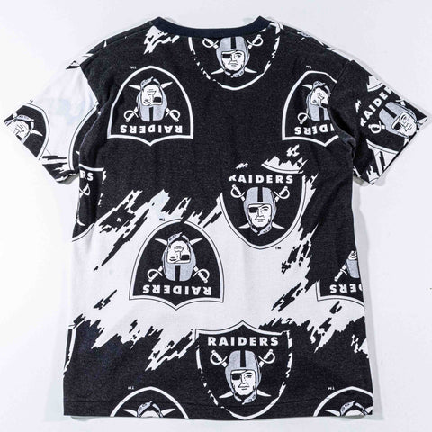 Oakland Raiders AOP Splash T-Shirt Single Stitch
