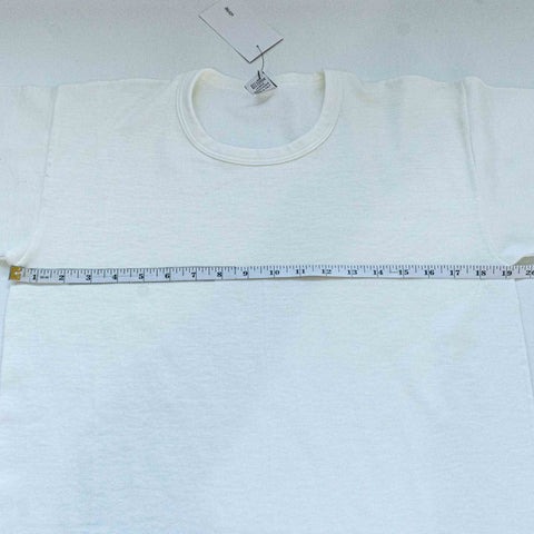 Bianco Perla Cotton Wool T-Shirt Made in Italy Basic