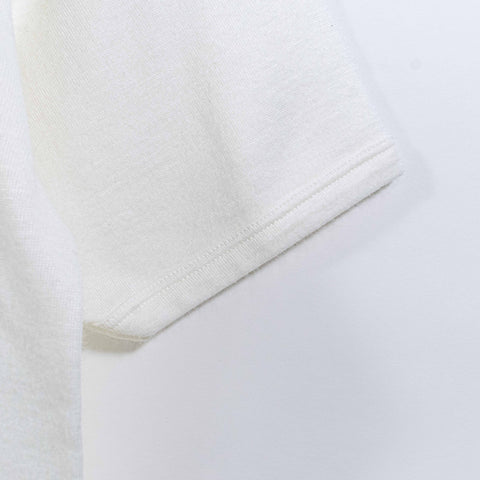 Bianco Perla Cotton Wool T-Shirt Made in Italy Basic