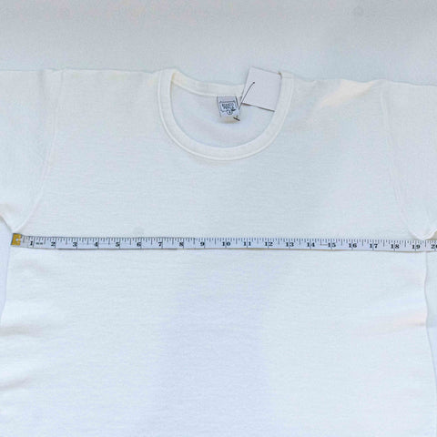 Bianco Perla Cotton Wool T-Shirt Made in Italy Basic