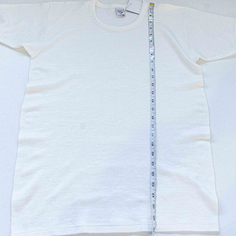 Bianco Perla Cotton Wool T-Shirt Made in Italy Basic