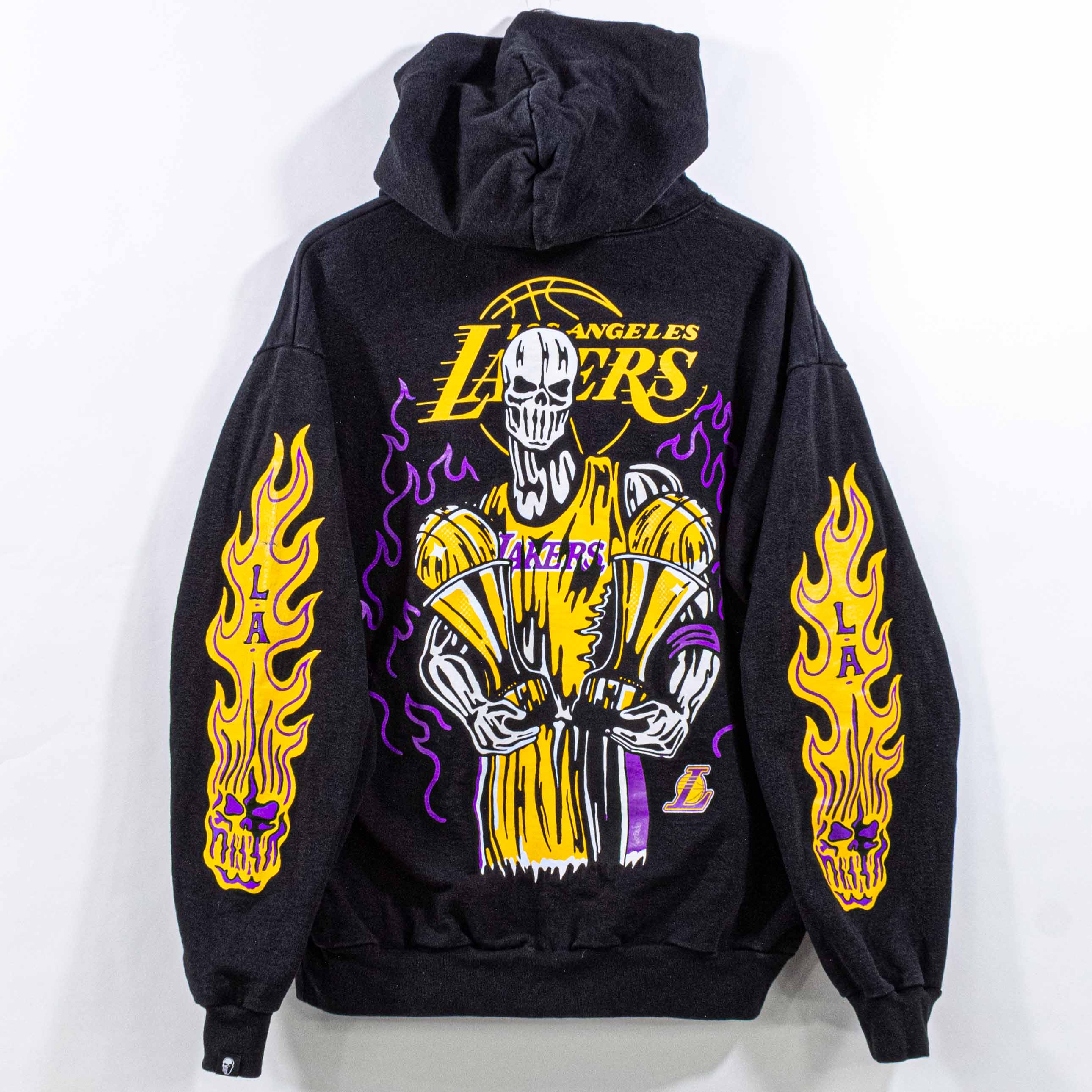 Warren Lotas Lakers NBA Championship Hoodie Sweatshirt Flame