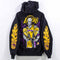 Warren Lotas Lakers NBA Championship Hoodie Sweatshirt Flame Reaper