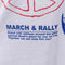 Anti War George Bush March Rally T-Shirt No Blood for Oil